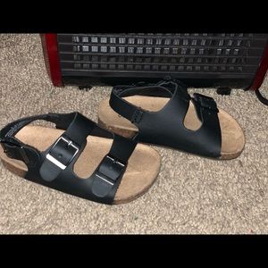 Black Sandals for Boys